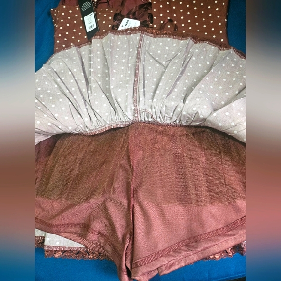 Brown Polka Dot Two-Piece Set - Picture 6 of 7